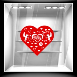 Αυτοκόλλητο βιτρίνας - Αγίος Βαλεντίνος 21